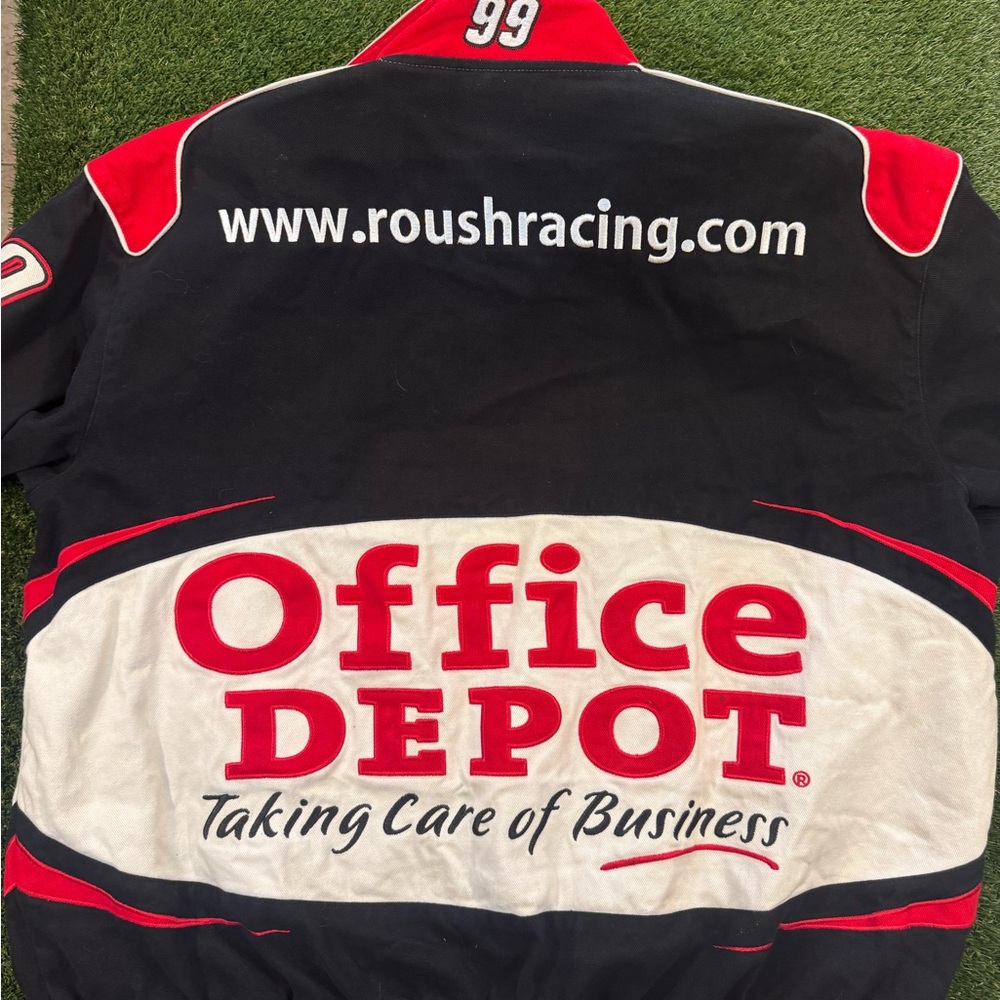 Roush Racing Carl Edwards Racing Jacket - Black and Red - Picture 2 of 9